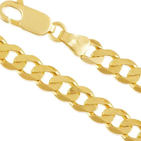 CURB CUBAN CHAIN 10 CARAT GOLD
