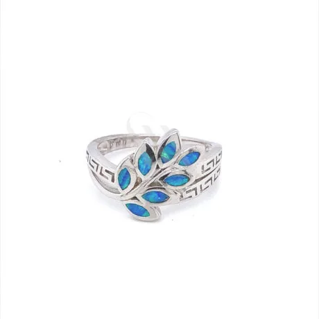 OLIVE BRUNCH MEANDROS GRECA OPAL 925