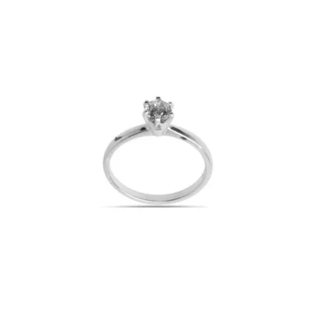 BRILLIANT DIAMOND 0,40 CT ENGAGEMENT RING WHITEGOLD 18CT DL007