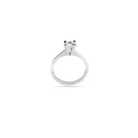 BRILLIANT CUT DIAMOND 0,75 CT ENGAGEMENT RING WHITEGOLD 18CT DL009