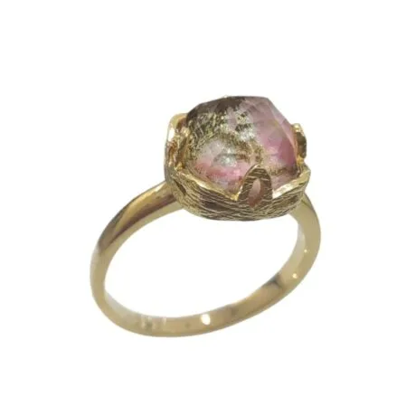 TOURMALINE RING GOLD 925