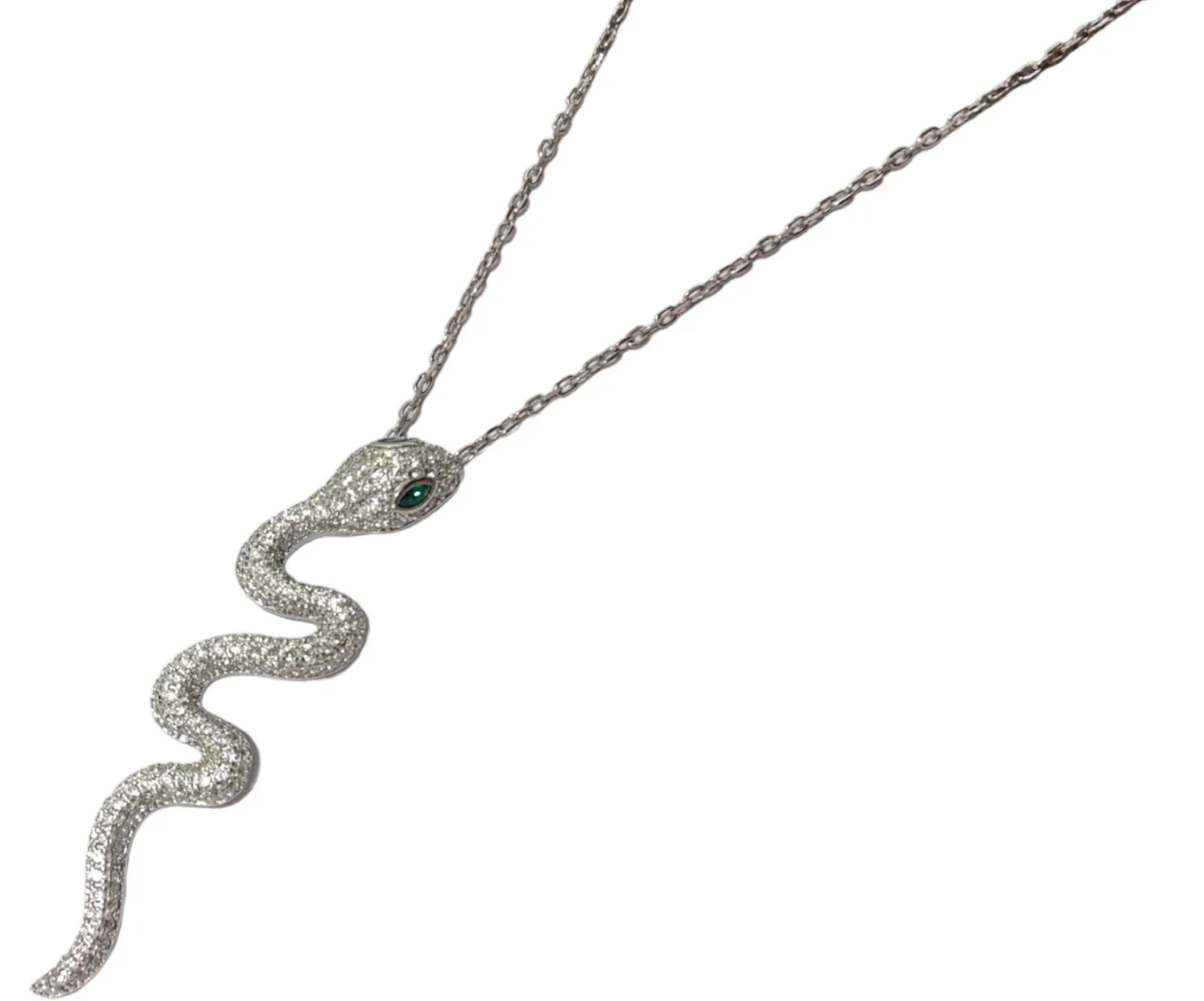 SNAKE NECKLACE SILVER 925