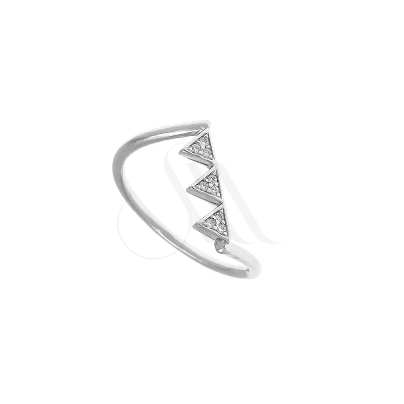 SILVER RING WITH STONES 925