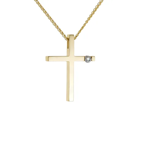 CROSS FOR GIRL 14 CARAT GOLD