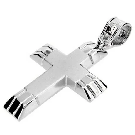 CROSS FOR BOY 14 CARAT WHITE GOLD