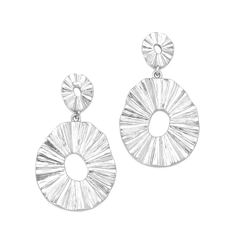 DONUT EARRINGS GOLDPLATED 925 - Image 2