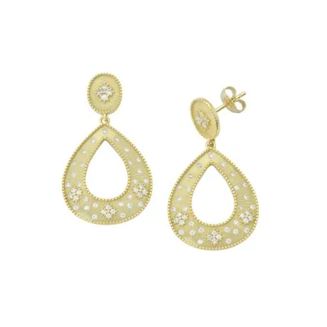 DROP EARRINGS GOLDPLATED 925