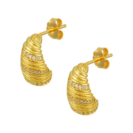 EARRING DROPS GOLDPLATED 925