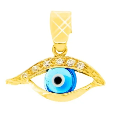 EVIL EYE PENDANT 14 CARAT GOLD