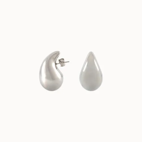 DROP EARRINGS BOTEGA VENETA STYLE SILVER 925