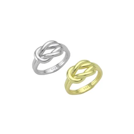 KNOT RING SILVER 925