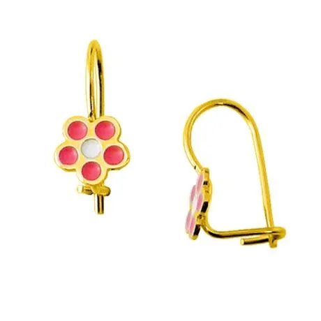 FLOWER EARRINGS 9 CARAT GOLD