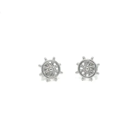 RUDDER EARRINGS STUDS SILVER 925