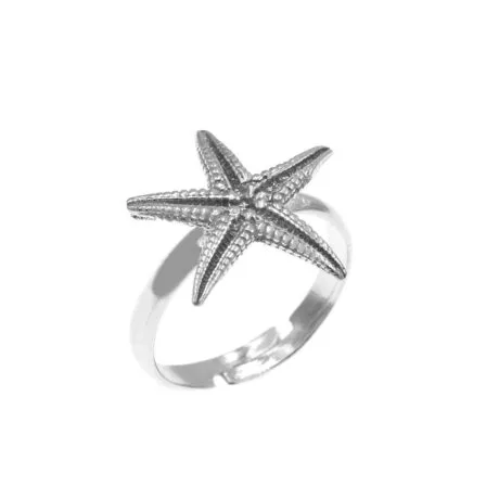 STARFISH RING SILVER 925
