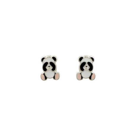 PANDA EARRINGS SILVER 925