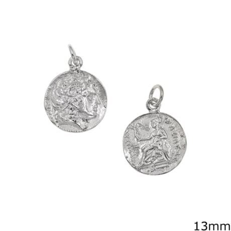 Alexander the Great Ancient Greek Coin Pendant Silver 925