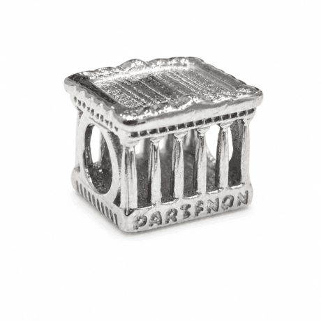 Acropolis Parthenon Charm Pendant Silver 925