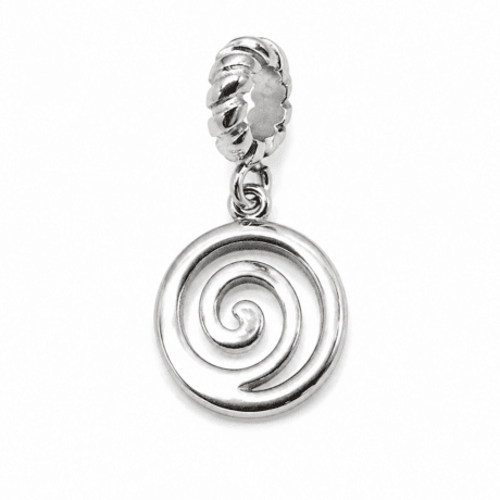 Spiral Charm Pendant Silver 925